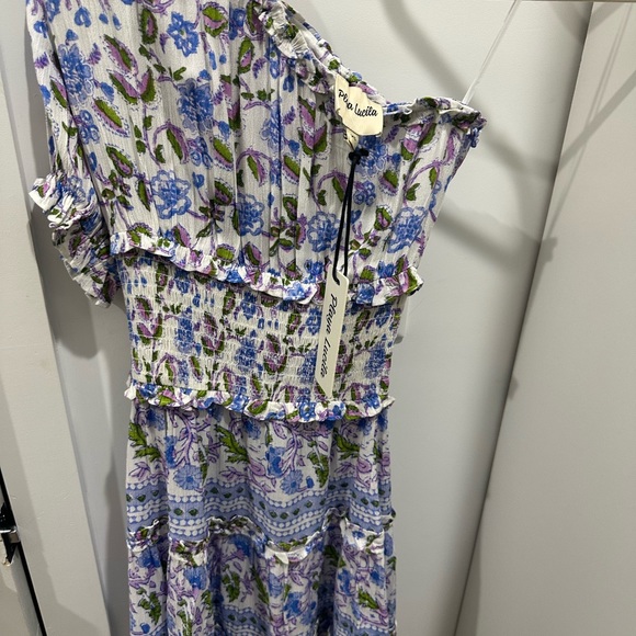 Playa Lucila One Shoulder floral Mini - Picture 2 of 2